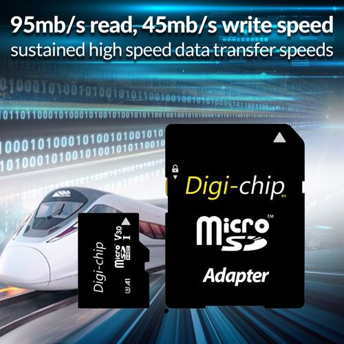 Digi-Chip Extreme Speed 256GB Micro-SD Memory Card UHS-3 Class 10 For Sony Xperia XZ, XZ2, XZ3, XA1, XA2, X Compact, Xperia XZs, Xperia 5, Xperia L1, L2 Smartphones