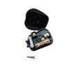 Black 13 Amp UK Power Plug, Cable Mount, 250V AC, Screw Termination, Re-Wireable Easy Pull Grip Handle