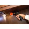 NEW Cordless Electric Screwdriver 4-V & Flashlight Set w/ Case & 40+ Accessories