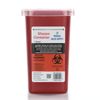 1 Quart Sharps Container Biohazard Needle Disposal 1 Qt Size Tattoo