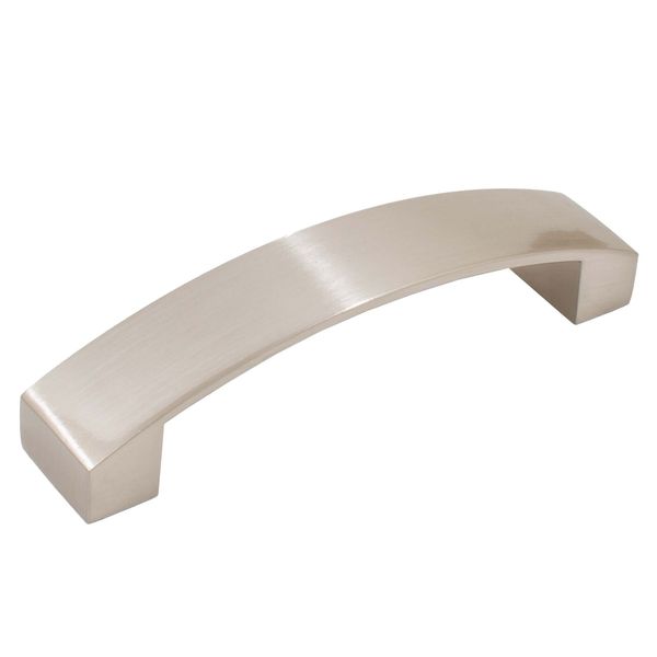 Zephyr Cabinet Pull, 96 Millimeters, Satin Nickel by Stone Harbor Hardware