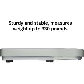 Thinner Extra-Large Dial Analog Precision Bathroom Scale, Analog Bath Scale  - Measures Weight Up to 330