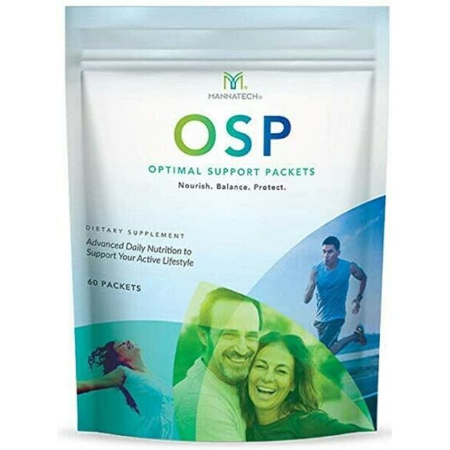 3 Bags Mannatech Optimal Support Packets OSP 60 Packets Multivitamin Support NEW