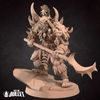 Orc Necromancer DnD Miniature D&D RPG 3D Printed Fantasy Model WOW