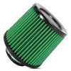 Cold Air Intake Filter High Performance Washable Filter Clamp-On Replacement Air Filter Flange Diameter 3inch/76mm Green