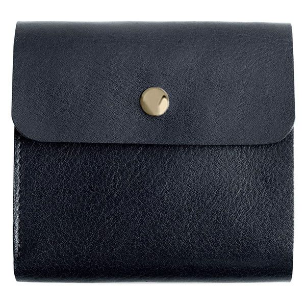 RafiCaro Women's Bifold Wallet, Genuine Leather, Italian Leather, Flap, Mini Wallet, Sub-Wallet, Thin, Compact, NAVY