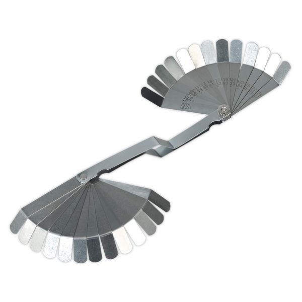 Siegen S0515 Feeler Gauge 26 Blade Offset - Dual Marked