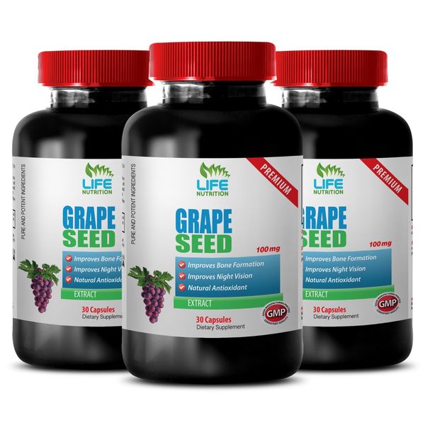 prevent inflammation - GRAPE SEED EXTRACT 150mg - brain and memory booster 3B