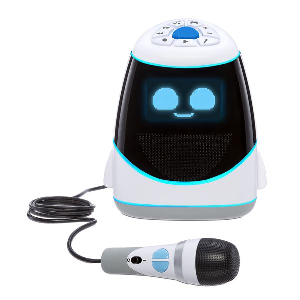 Little Tikes Tobi 2 Interactive Karaoke Machine w Wireless Bluetooth Connection, Microphone, Sing-Along and Free Play Modes, Vocal Effects, Pitch Correction, Games, Record & Play Back Audio | Ages 6+