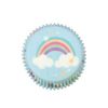 Unicorn & Rainbow FOIL Lined Cake Cases - 24 Pack