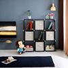 Modern 3 Tiers 9 Compartments Storage Shelves, Storage Rack & Storage Shelving