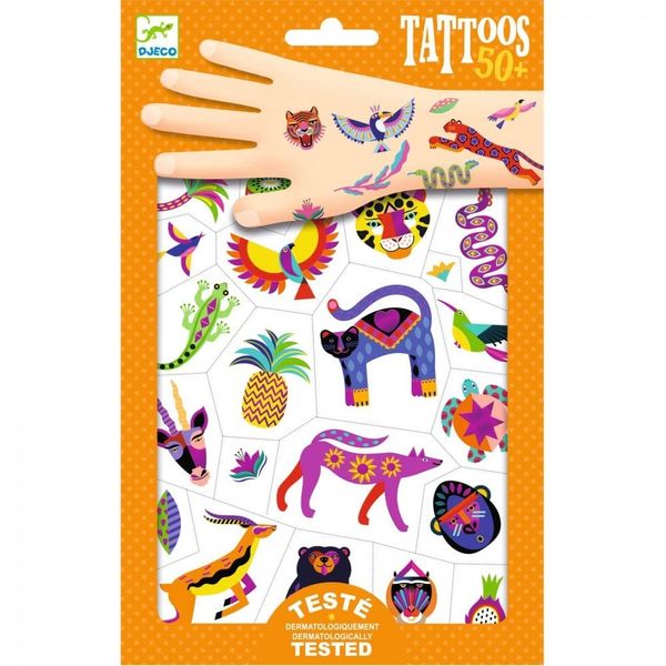 Djeco 50 Wild Beauty Tattoos