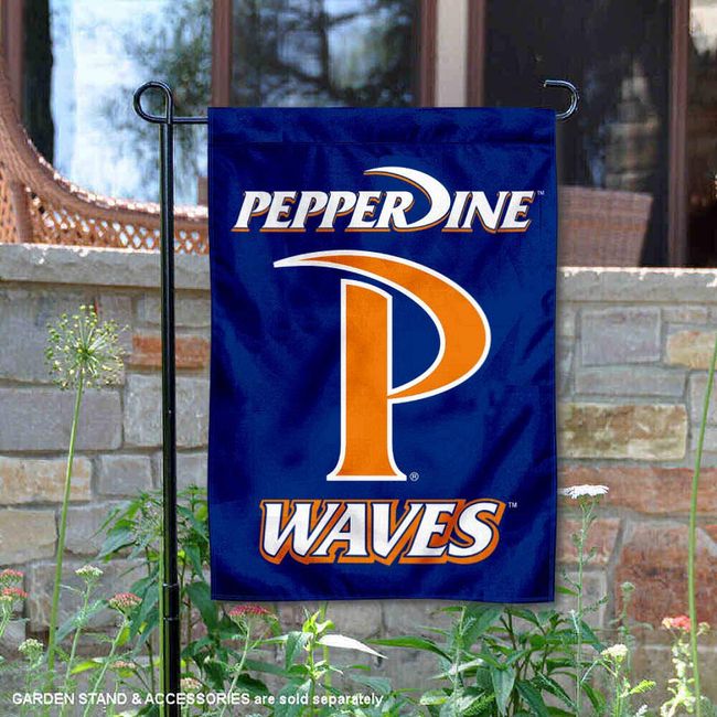 College Flags & Banners Co. Pepperdine Waves Garden Flag