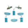 Eyelet Outlet QBRD2167 Soap Decorative Brads for Scrapbooking