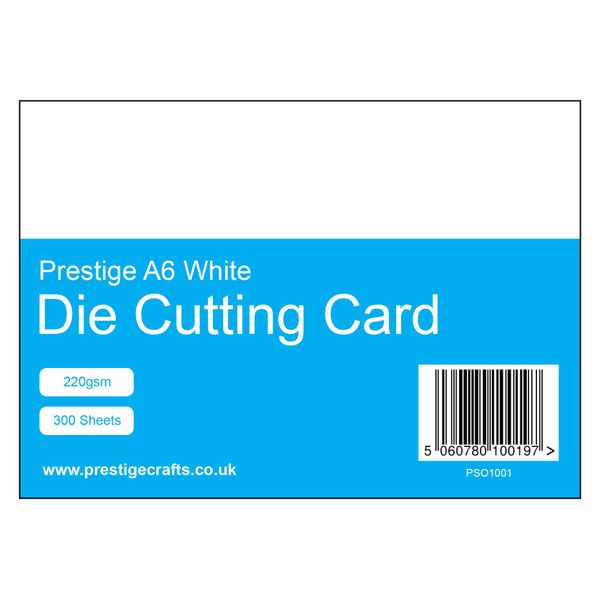 Prestige A6 White Die Cutting Card - 220gsm - 300 Sheets