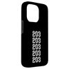 203 Area Code Manitoba Case for iPhone 15 Pro