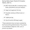 Spring Valley Super B Complex with Vitamin C & Folic Acid 250 ct.