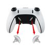 4 Pcs Edge Controller Back Paddles for PS5 DualSense Edge Controller, Paddles Replacement Compatible with PS5 Edge Controller, Metal Paddles for PS5 DualSense Controller (Silver)