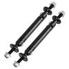 X AUTOHAUX 2Pcs Car Adjustable Front Bumper Lip Splitter Support Rod Black