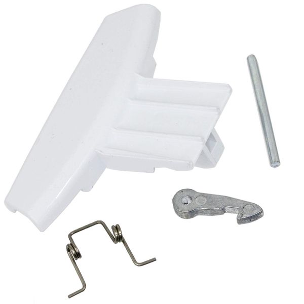 SPARES2GO Door Handle Kit Washing Machine/Washer Dryer compatible with HOTPOINT (White)