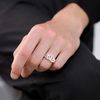 Sterling Silver Dad Ring Size V