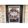Happy Easter Gnome Bright Cheerful Deco Mesh Front Door Wreath Decor Home Decor