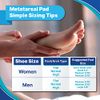 Hapad Metatarsal Pads Large 3/8",Metatarsal Pad for Metatarsalgia and Morton’s Neuroma- Metatarsalgia Foot Pads - Pack of 6 Pairs