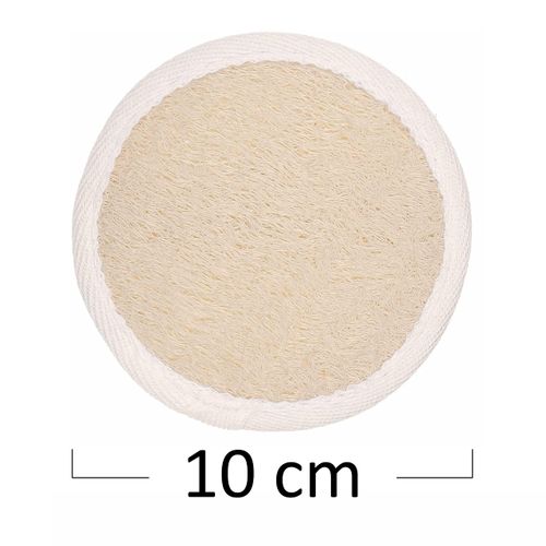 Loofah Pads (Pack of 5) – corneum sukurabusuponzi – Natural Loofah Fabric – Must Have The Texture Of The Skin Care Products – Shower/Bath – Fiber – Perfect for Face/Body Wash – Wet and Soapy with