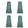 Master Mark Splashblock, Decorative Gutter Downspout Extensions, Splashguard, Foundation Water Diverter, Rain Gutter Guard, Plastic 24” (Green)