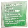 Allergy Plus Sinus Headache Multi-Symptom ValuRx -12 Caplets-New-Pa