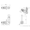 M12 Antiluce Tailgate Drop Catch Trailer Dropside Latch ANTI RATTLE Spring