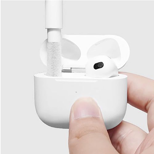 Airpods Earphones Cleaning: Multi-functional earphone cleaning tool with airpods pro2 for cleaning tabletop, screen cleaner, and LCD cleaner. Keyboard cleaning airpods case, dedicated earphone