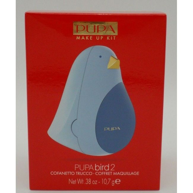 PUPA BIRD 2  BLUE ,LIPS CREAM, LIPS GLOSS & COMPACT EYESHADOWS NEW IN BOX.