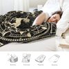 Taurus Zodiac Moon Constellation Throw Blanket - Soft Microfiber, 60"X50"
