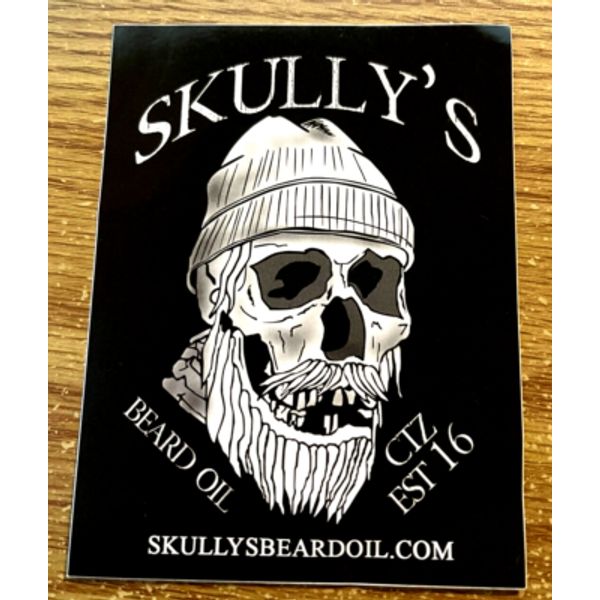 Skully’s Beard Oil Decal Sticker