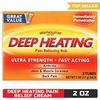 Mentholatum Deep Heating Pain Relieving Rub Cream, 2 oz