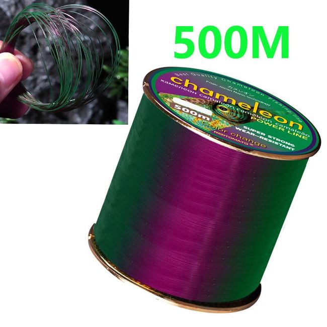 Fishing Line 500m Gold Spotted Fishing-Line 3D Bionic Invisible Monofilament  Nylon Speckle Fluorocarbon Coated Carp Fishline Fishing Goods Strong Fishing  Wire (Color : 500m, Line Number : 4.0) : : Sports & Outdoors
