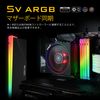 EZDIY-FAB New Version RGB RAM Cooling Memory Heatsink Addressable with RGB LED Function (Desktop Overclocking PC Memory) - Black [PI061]