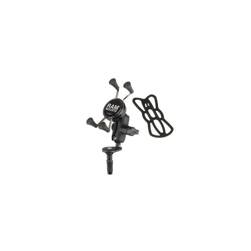 RAM MOUNTS X Grip & Stem Mount Set for Smartphones with Tether Black RAM-B-176-A-UN7U