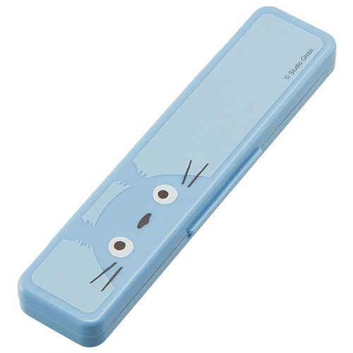 Skater CCS3SAAG My Neighbor Totoro Face Ghibli Chopsticks & Spoon Set, Silver Ion, Ag+ Antibacterial, Made in Japan, 7.1 inches (18 cm)