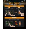 Replacement For AUXBEAM 8 Gang Switch Panel Wireless Remote Controller RC-800 US