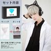 Men's Wig, Short Men's Wig, Wig, Wig, White, Full Wig, Wig, Wig, Short, Natural Wig, White