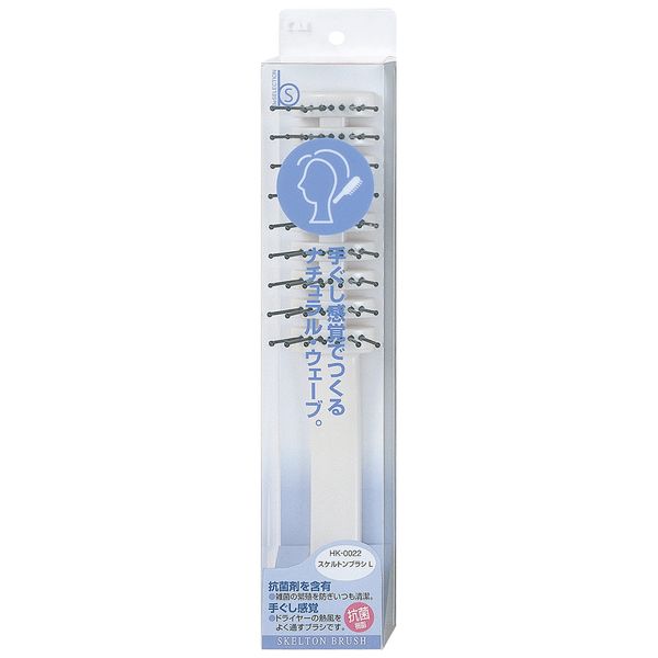Kai Corporation BeSELECTION HK0022 Skeleton Brush, L, Antibacterial