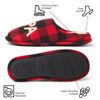 Dearfoams Men's Papa Bear Slipper, Buffalo Plaid, Large