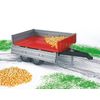 Bruder Toys Tipping Trailer with Grey Sides