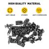 28X Under Engine Cover Clips Underbody Mudguard Shield Screws Bolt Nut Clip Kit