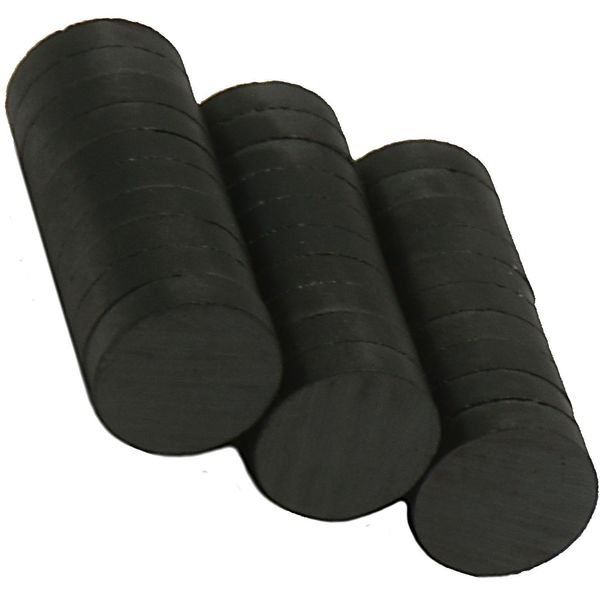 1/2" X 1/8" Ceramic Disc- Ceramic/Ferrite Magnet, Grade C11