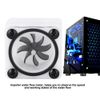 G1/4 Thread Revolving Speed Water Cooling Meter Indicator Meter for PC Water Cooling System(3 Way)