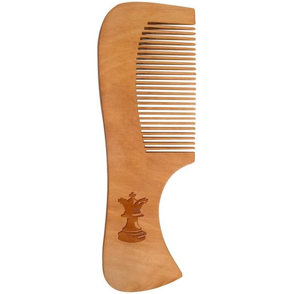 'King Chess Piece' Wooden Comb (HA00046895)