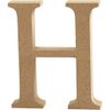 Letter, H: 8 cm, MDF, H, 1pc